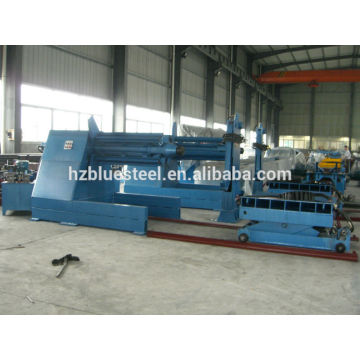 automatic steel coil 10T hydraulic decoiler with coil feeding car